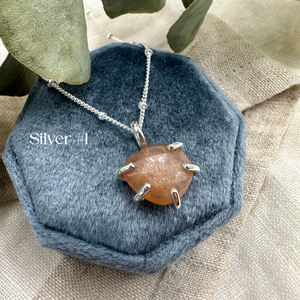 Peach Moonstone Necklaces