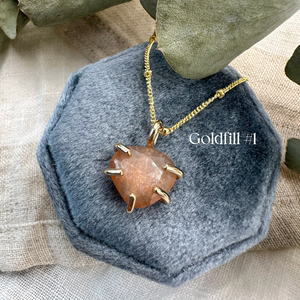 Peach Moonstone Necklaces