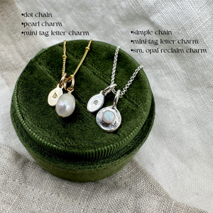 Mini-tag Initial Charm