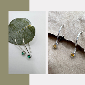 Birthstone Ear-Pins