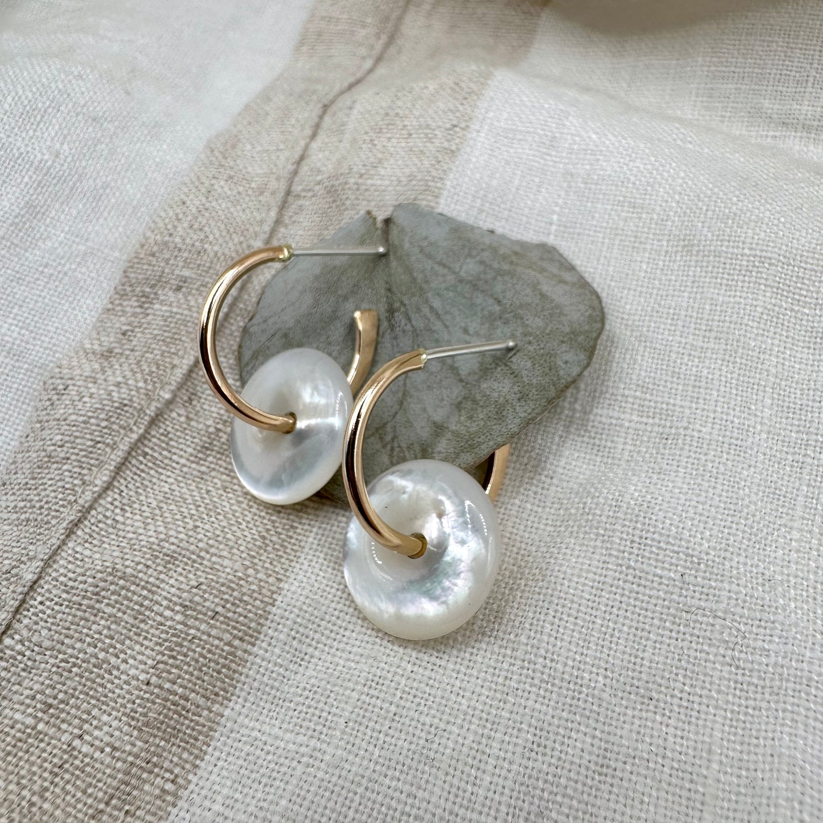 Mother of Pearl, Disk Hoops