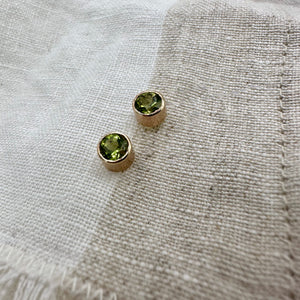 Daily, Birthstone Bezel Studs