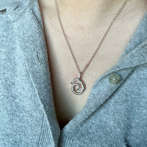 Spiral, Melt Necklace