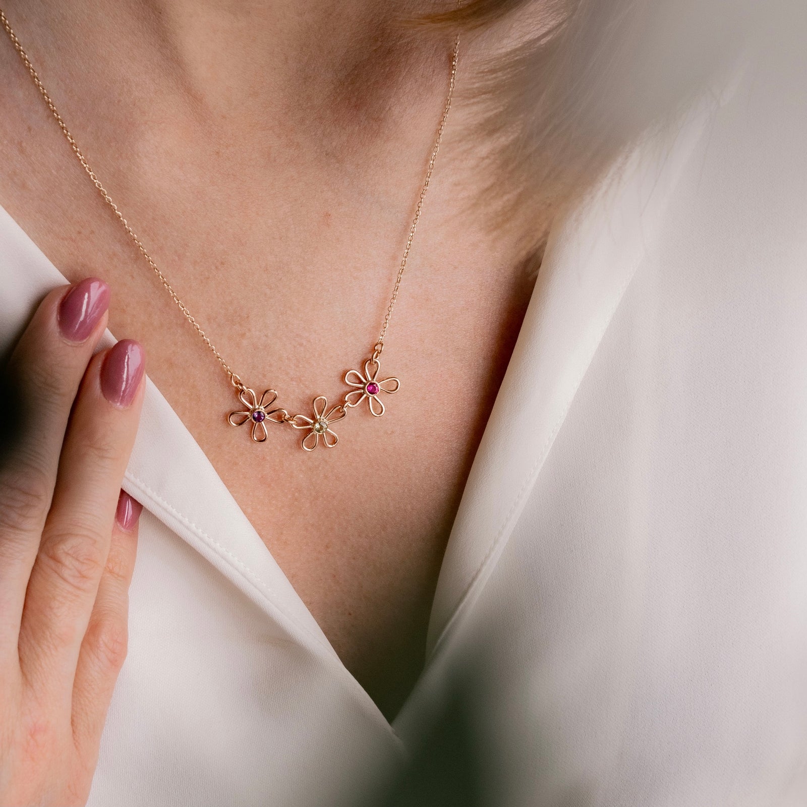 Custom Bouquet Necklace for C.