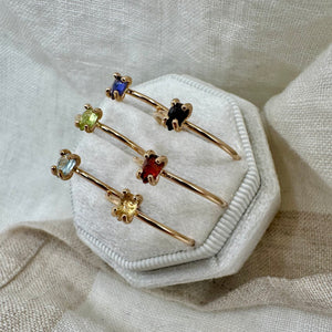 Gem Drop Rings