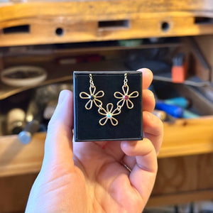 Bouquet, Customized Birthstone Necklace