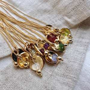 Glow, Mini Birthstone Necklace