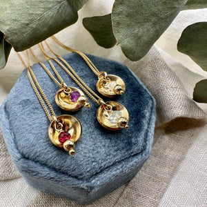 Glow, Mini Birthstone Necklace
