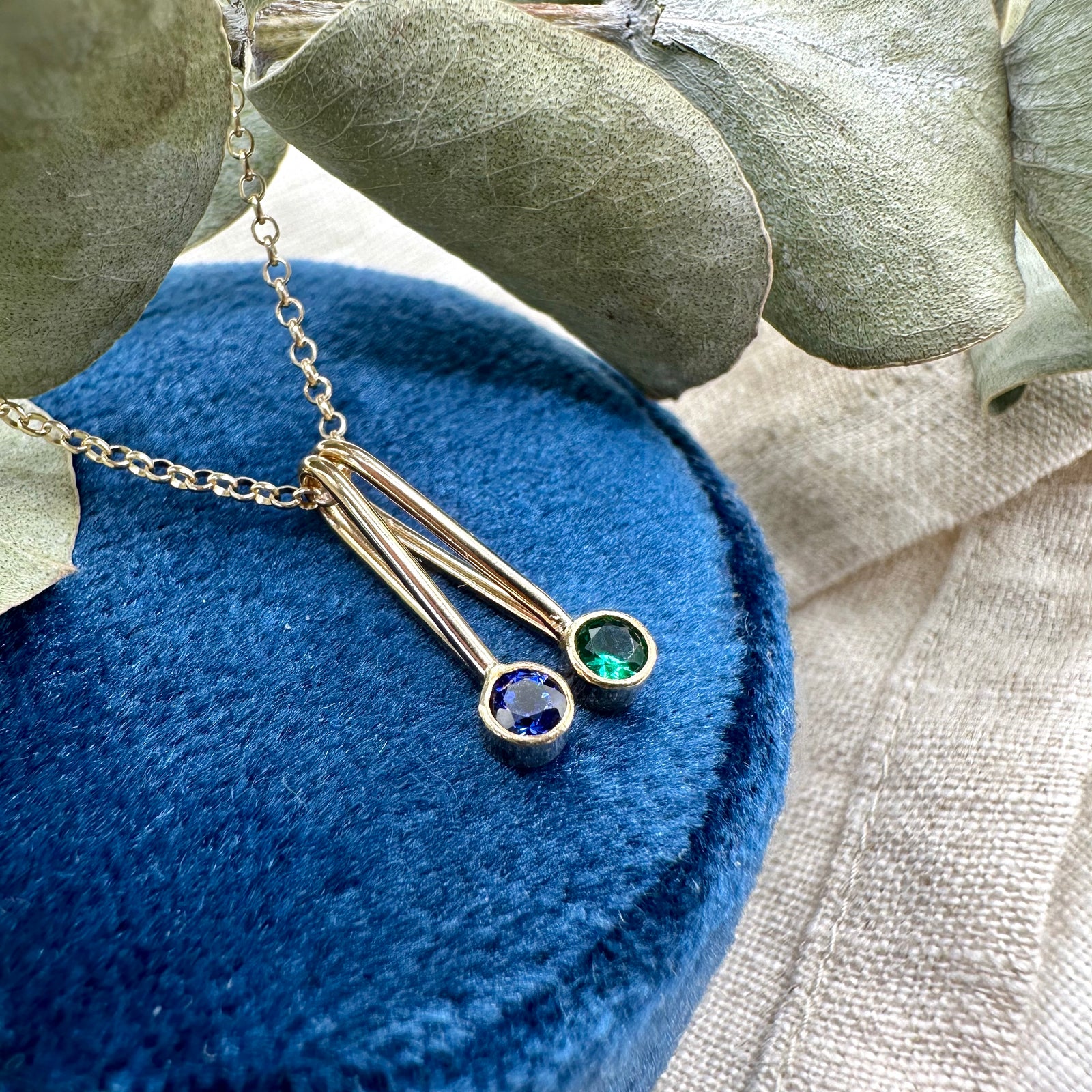 Kindred, Birthstone Charm Necklace