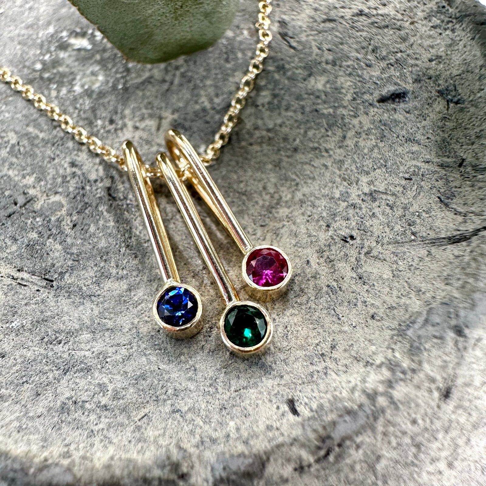 Kindred, Birthstone Charm Necklace