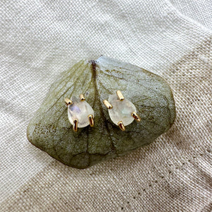 Tear-drop Gem Studs