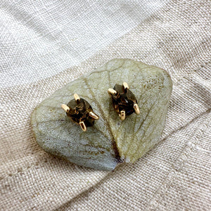 Tear-drop Gem Studs