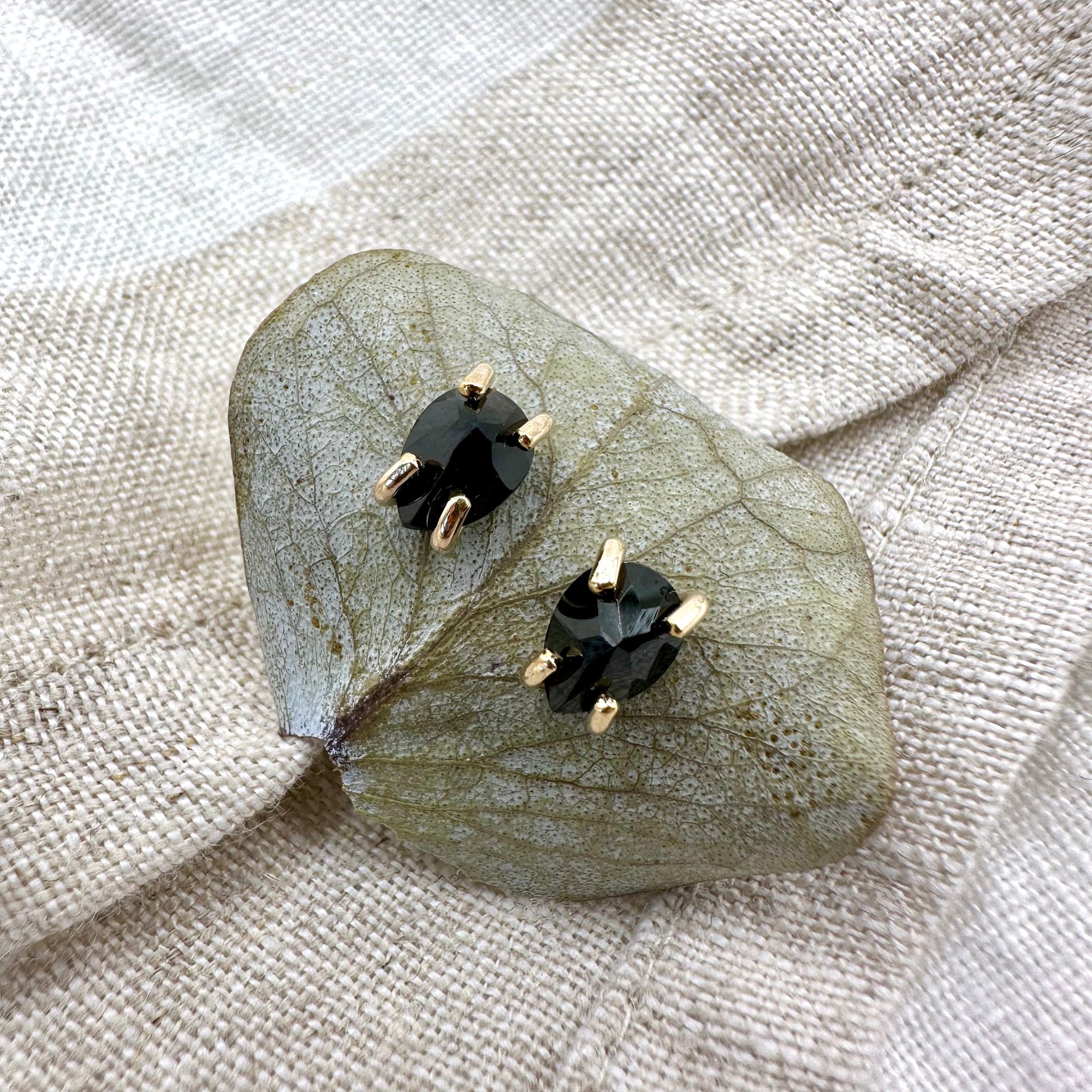 Tear-drop Gem Studs