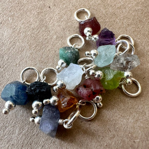 Vibrant, Raw Gem Charm