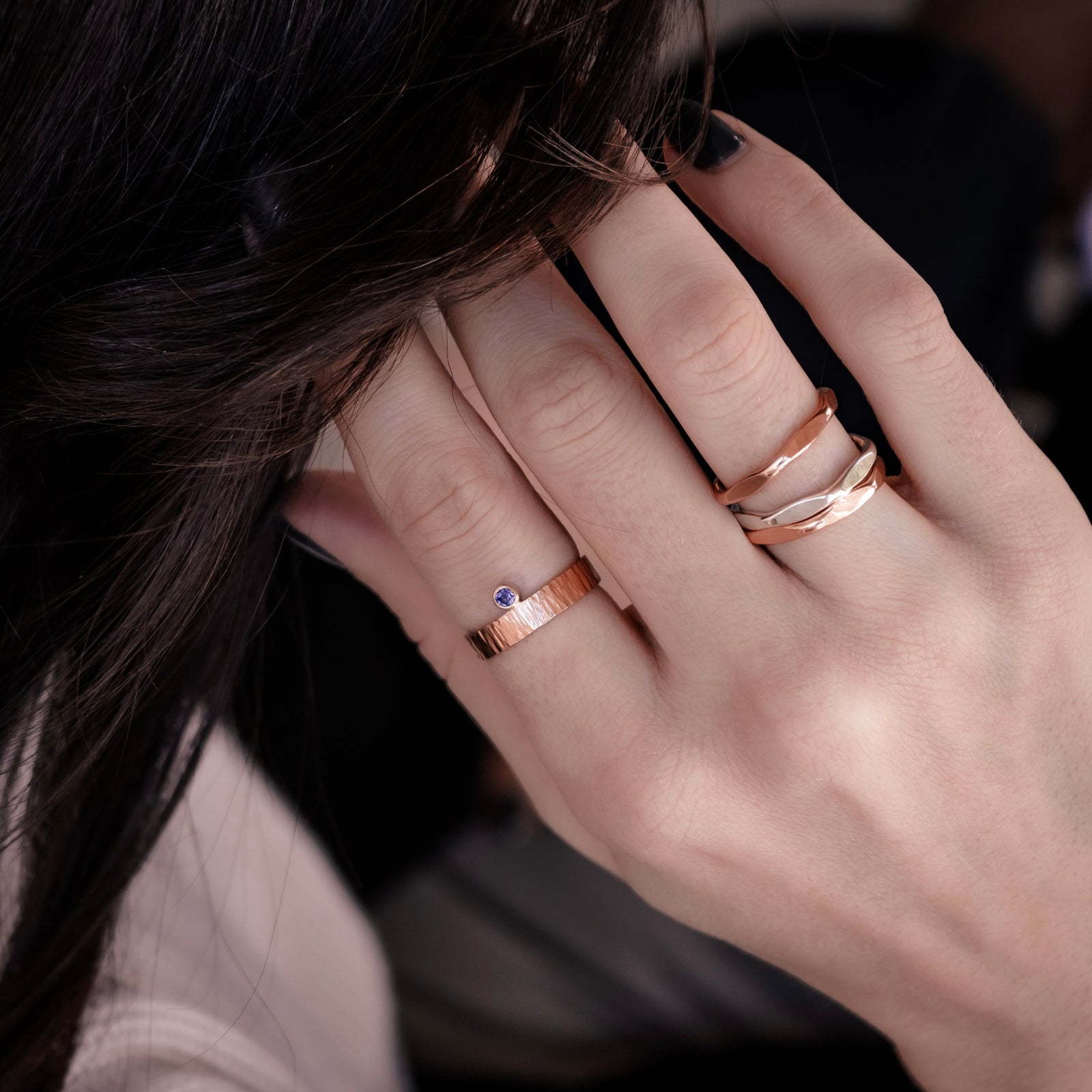 Birch, Birthstone Rings