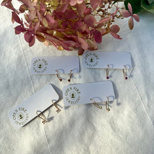 Gemstone Ear-Pins