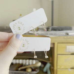 Gemstone Ear-Pins
