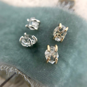 Herkimer Quartz Studs