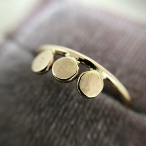 Pebble Ring, 14K Gold