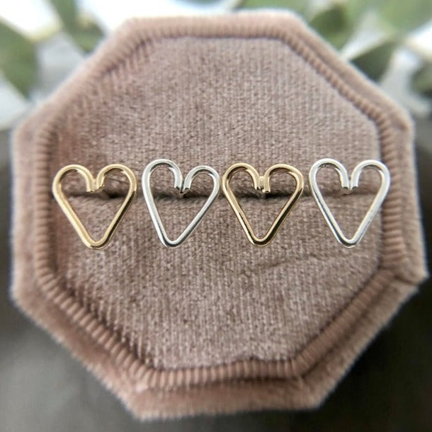 Heart Studs